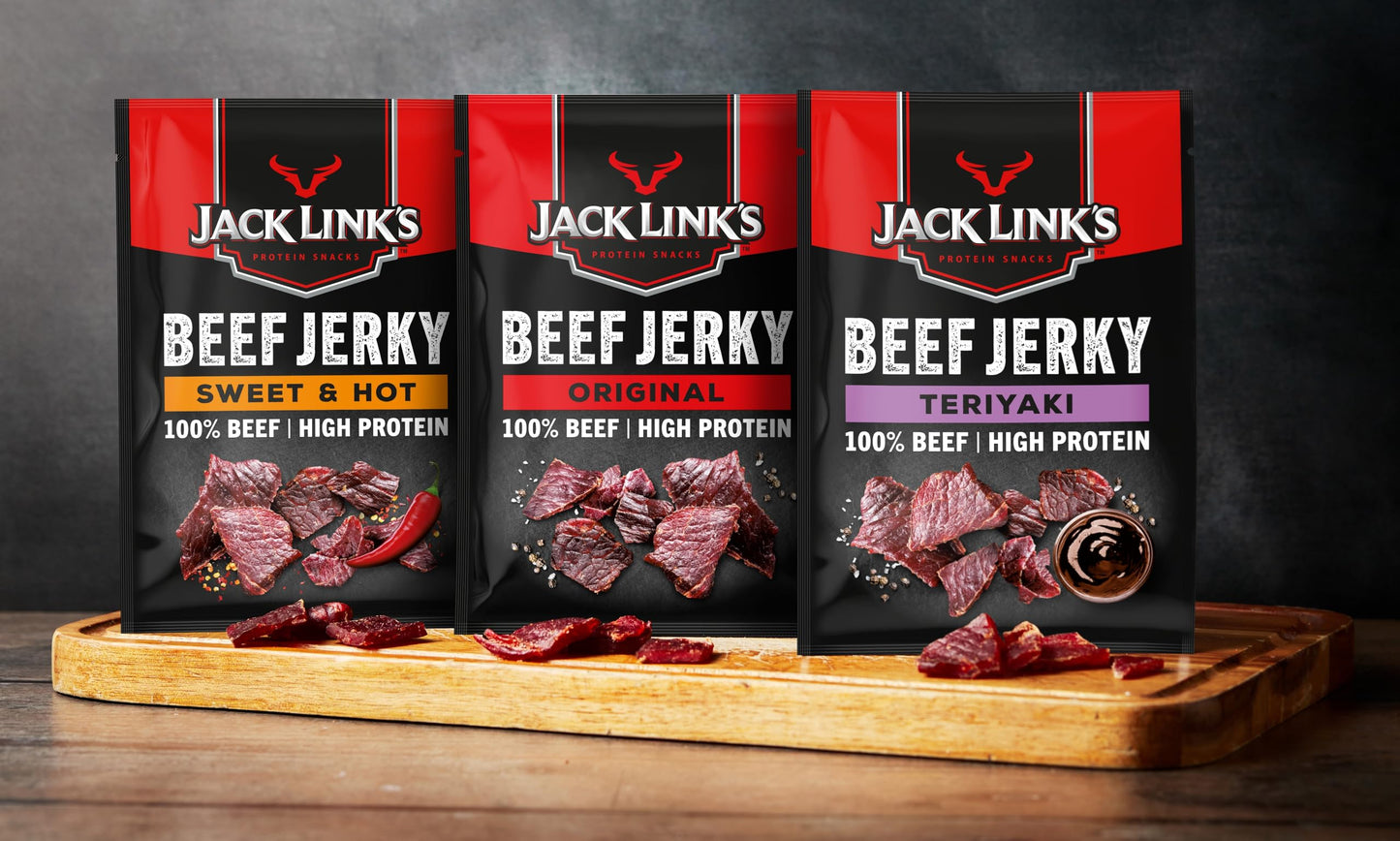 Jack Link's Beef Jerky Teriyaki 12 x 40g High Protein Snack