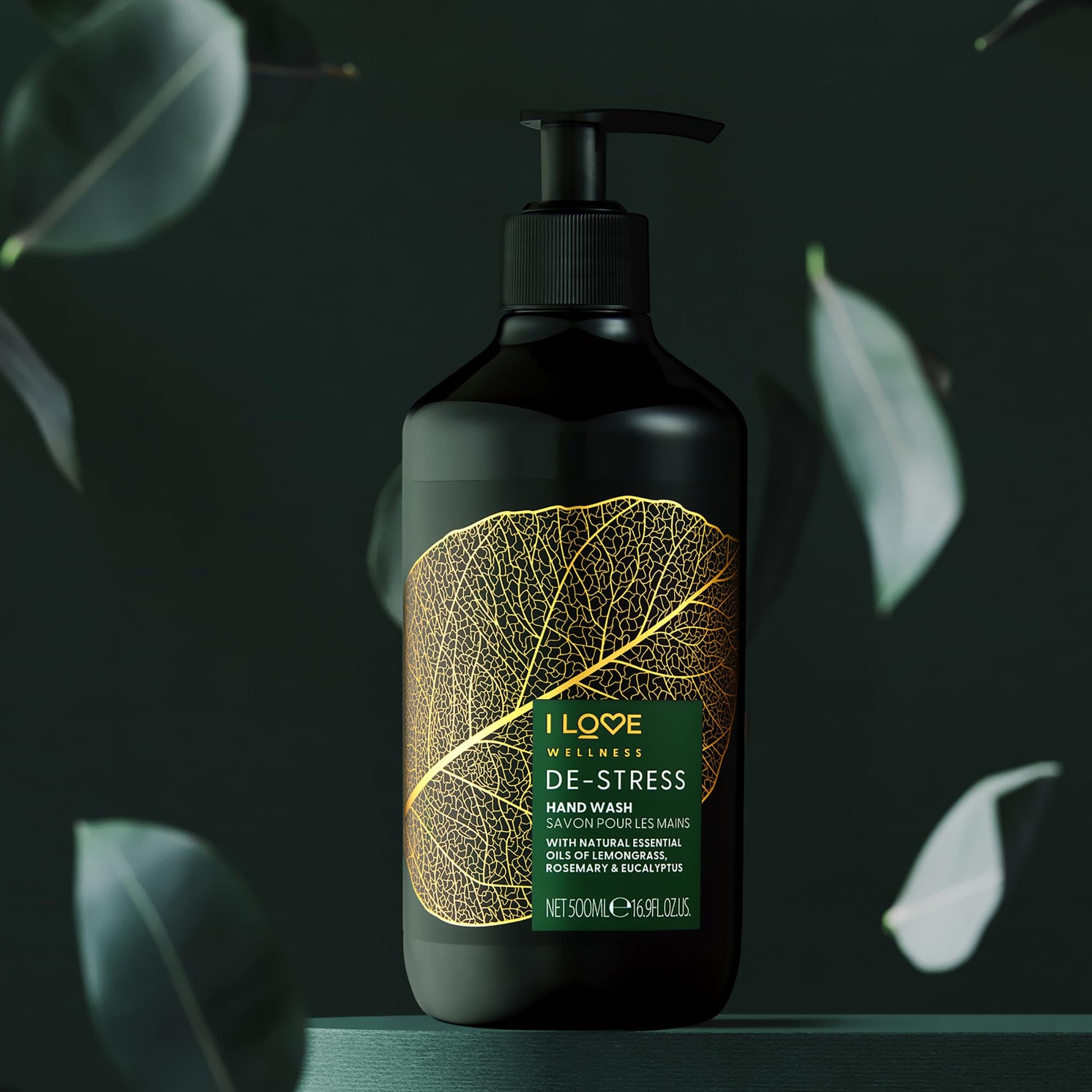 I LOVE Wellness Destress Hand Wash with Essential Oils, Aloe Vera & Vitamin E