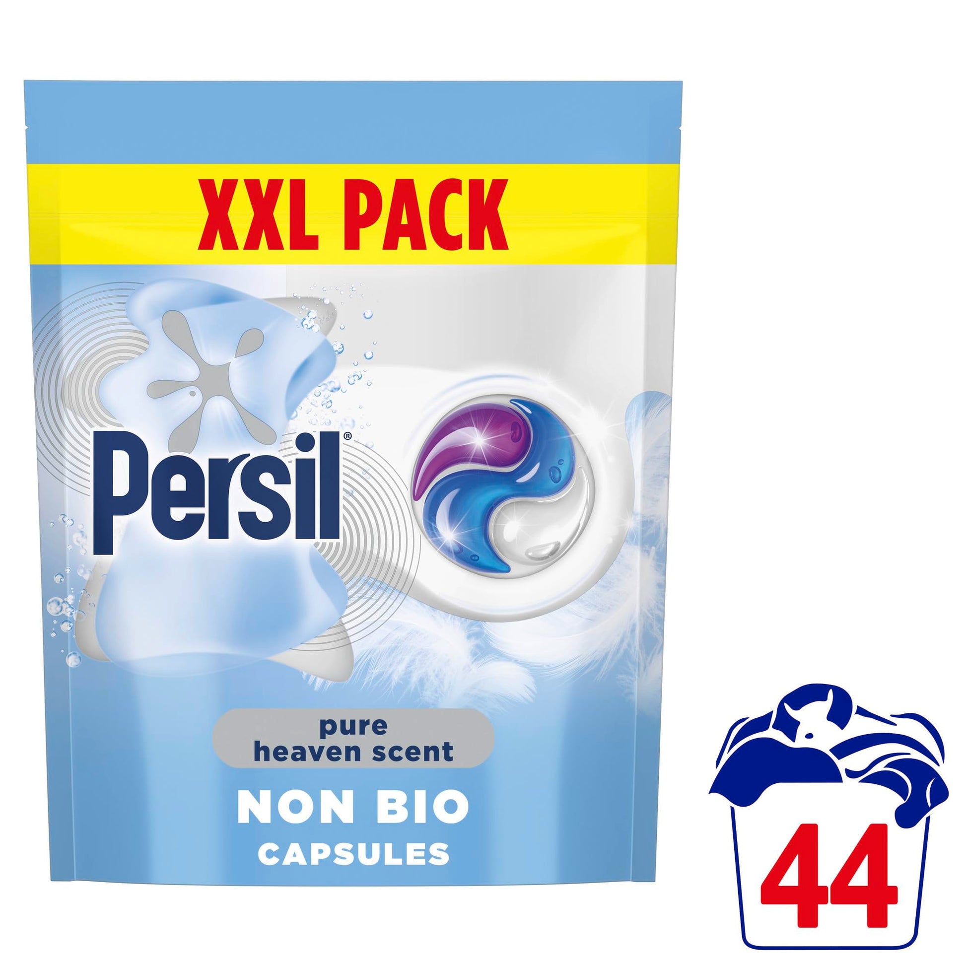 Persil Non-Bio Laundry Capsules Pure Heaven Scent 132 Washes 3 x 44 Bundle
