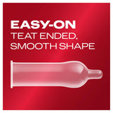 Durex Thin Feel Extra Lube 12 Condoms - Silicone Lubricated - Regular Fit