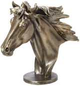 Design Toscano Hand-Cast Resin Majestic Stallion Horse Statue QS252