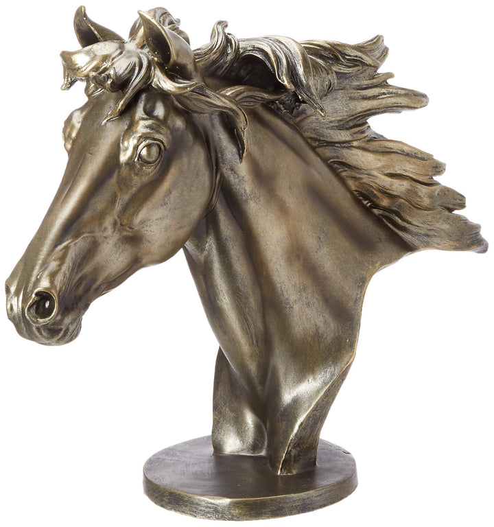 Design Toscano Hand-Cast Resin Majestic Stallion Horse Statue QS252 