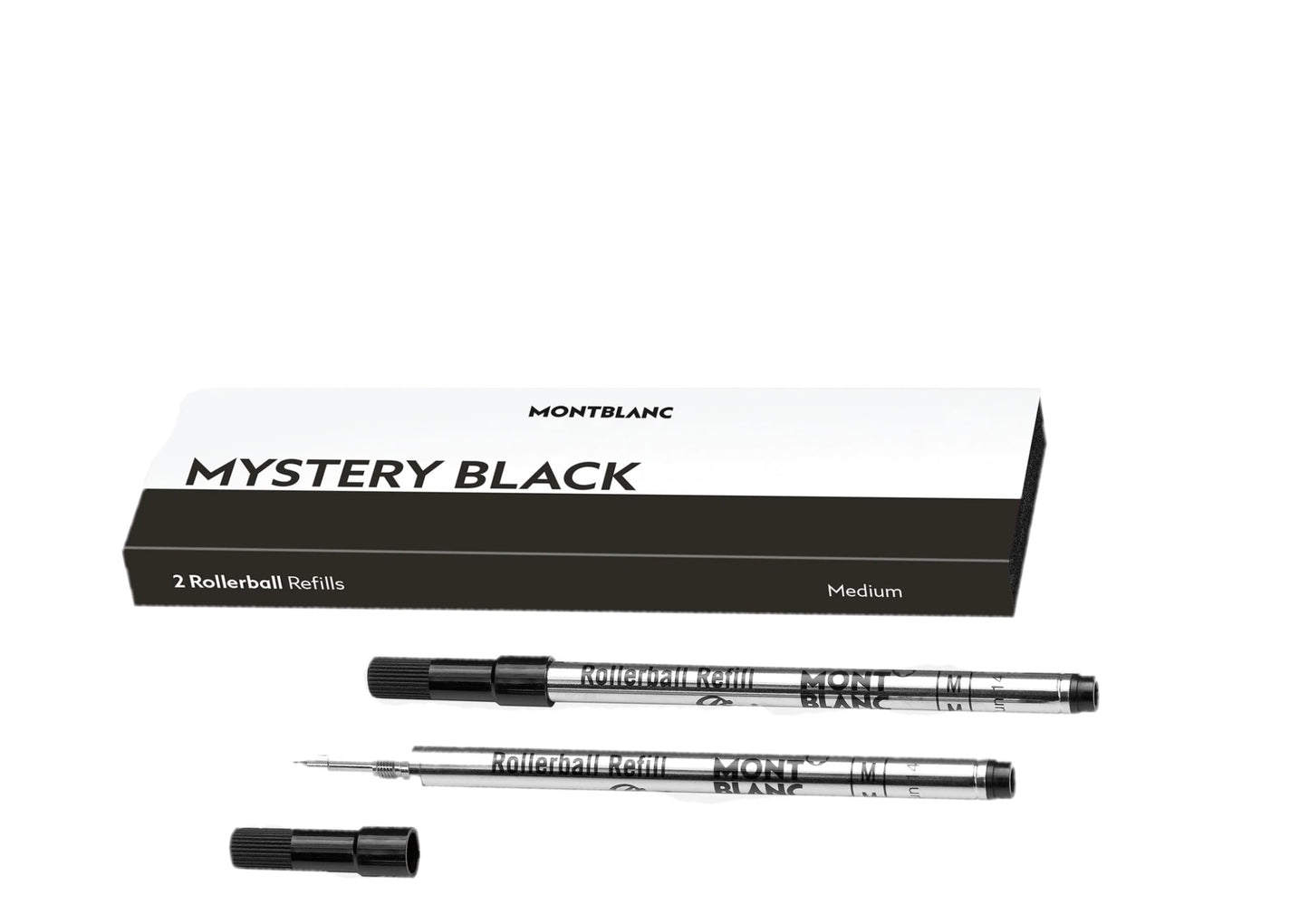 Montblanc Refill RB M 2x1 Mystery Black Ballpoint Pen Refills