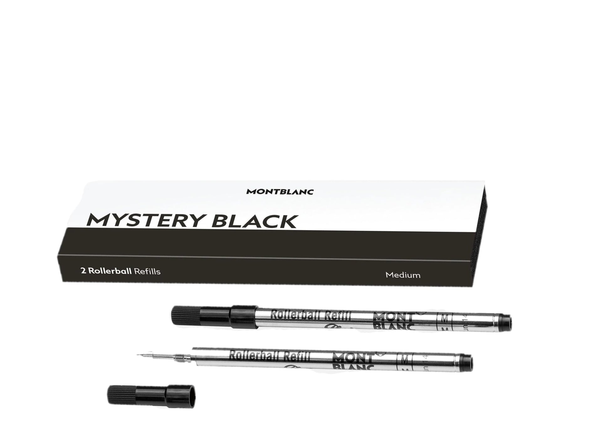 Montblanc Refill RB M 2x1 Mystery Black Ballpoint Pen Refills