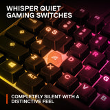 SteelSeries Apex 3 TKL RGB Gaming Keyboard – Tenkeyless Compact Form Factor - English QWERTY